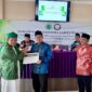 KH M Cholil Nafis (tengah) saat menghadiri sosialisasi khutbah Islam Wasathiyah yang digelar MUI Garut (salamnews.id/istimewa)