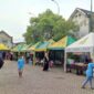 Bazar takjil dan kuliner di Taman Tajamara Sumenep (salamnews.id/istimewa)