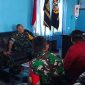 Kepala Kantor UPP Kelas III Sapeken, Herman Eko Yulianto dan Forkopimcam setempat saat menyambut kunjungan Tim Wasev (salamnews.id/istimewa) 