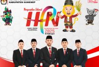 Flayer ucapan HPN 2-25 KPU Sumenep. (salamnews.id/istimewa)