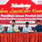 Potret Kegiatan Monitoring dan Supervisi KPU Jatim Terhadap KPU Sumenep. (salamnews.id/istimewa)