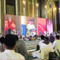 Potret Ribuan PPK Ikuti Do'a Bersama KPU Jatim di Surabaya. . (salamnews.id/istimewa)