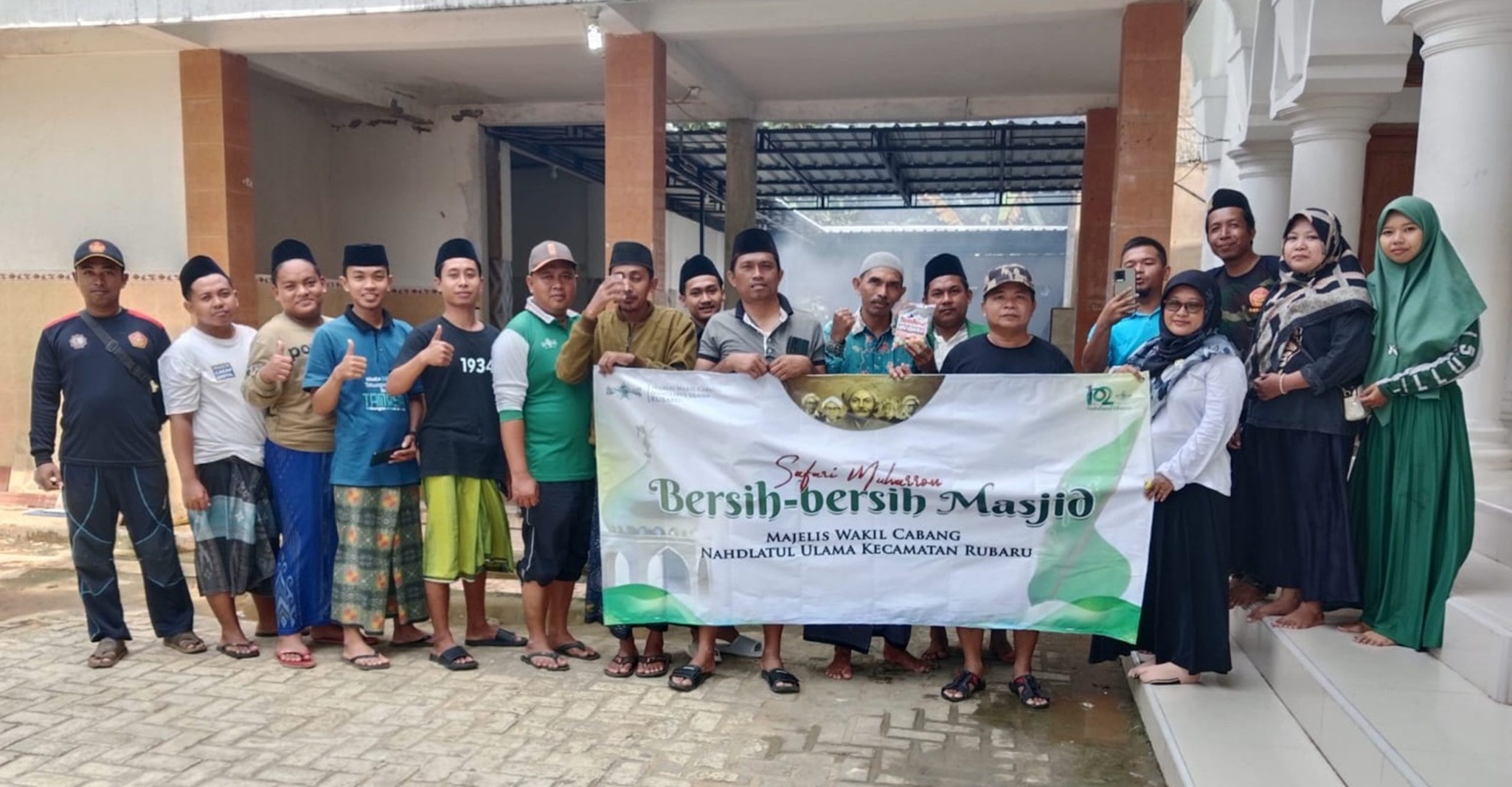 Muslimat NU Kotabaru Gelar "Geber Masjid" Sambut Ramadhan 1447 H