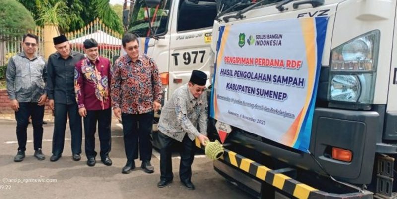 Wabup Sumenep Lepas Pengiriman Perdana 24,1 Ton RDF, Catat Tonggak Baru Energi Bersih