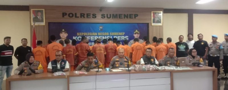 Polres Sumenep Gelar Konferensi Pers Akhir Tahun 2025, Tegaskan Komitmen Transparansi dan Kamtibmas Kondusif