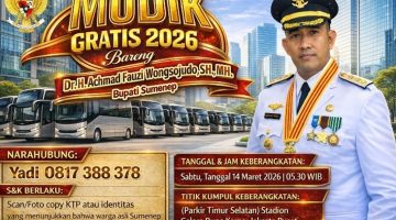 Pemkab Sumenep Gelar Mudik Gratis 2026, Bukti Nyata Kepedulian untuk Perantau