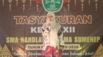 Tasyakuran SMA NU Sumenep Penuh Haru, Kepala Sekolah Ingatkan Pentingnya Ilmu dan Akhlak