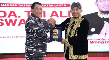 Bupati Fauzi Sambut Laksda Ali Triswanto, Sumenep Dorong Pembangunan Maritim dan Keamanan Laut