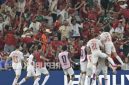 Maroko merayakan kemenangan atas tim kuat belanda