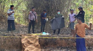 Mayat  Terbakar Ditemukan di Tegalan Sumenep, Polisi Lakukan Penanganan
