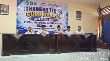 Bahasa Madura Tak Boleh Sekadar Jadi Warisan, Disdik Sumenep Cetak Guru Penggerak Revitalisasi